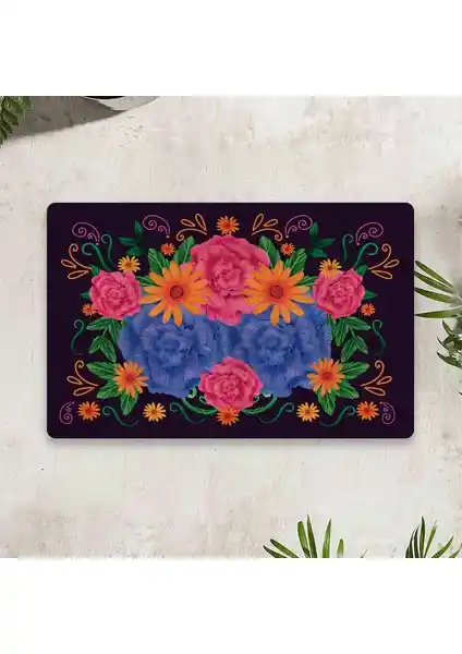 Vagonik Çiçekli Dijital Baskılı Çok Amaçlı Kapı Paspası Detayları ve Kullanım Özellikleri