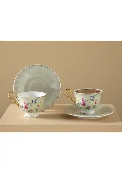 Vanilla Serisi Bone China Kahve Fincan Takımı Modern ve Dayanıklı Tasarımıyla Öne Çıkıyor