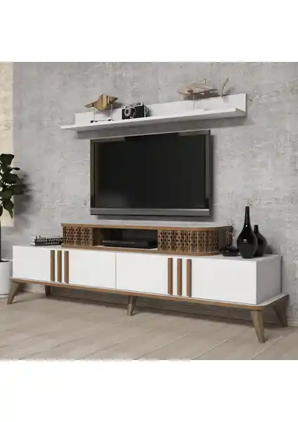 Variant Eylül Beyaz TV Ünitesi: Modern ve Fonksiyonel Tasarım Özellikleri