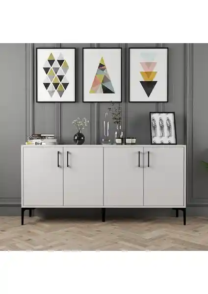 Variant Mobilya Kiev 160 cm Konsol Beyaz Modern ve Dayanıklı Tasarım