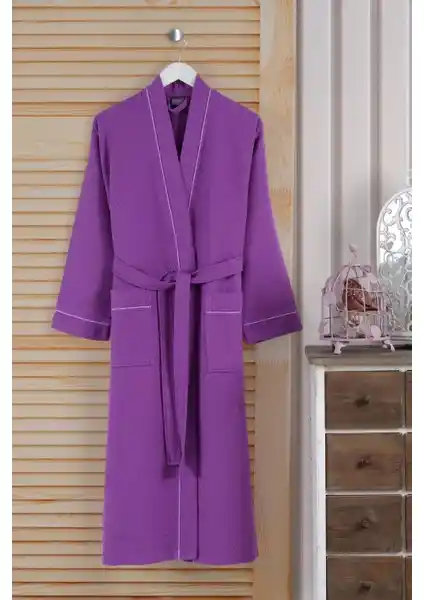 Varol Dama Serisi Kimono Yaka Pike Bornoz Sabahlık Şıklık ve Konfor Sunar