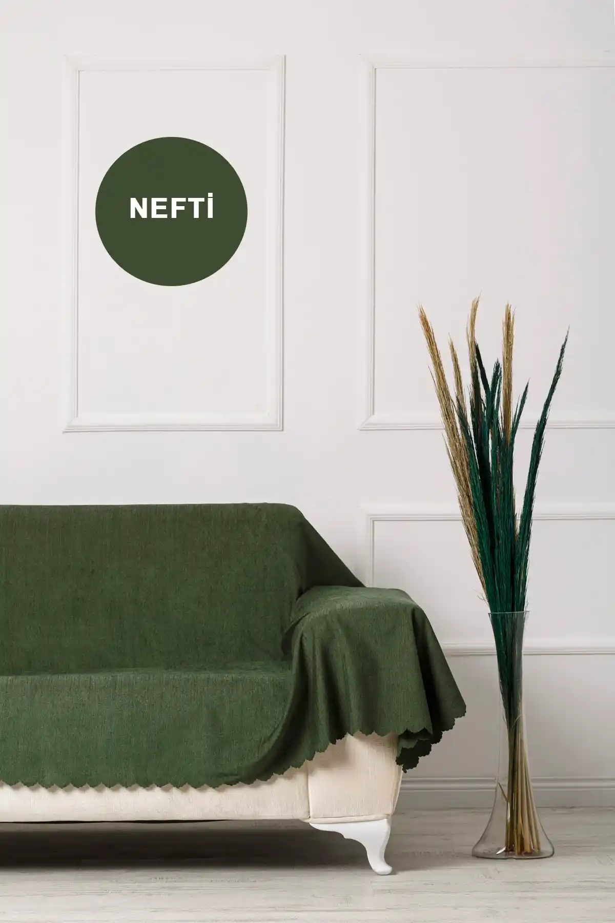 VELERDE HOME Nefti Battal Boy Çift Taraflı Çekyat Koltuk Örtüsü Şık ve Dayanıklı Tasarım