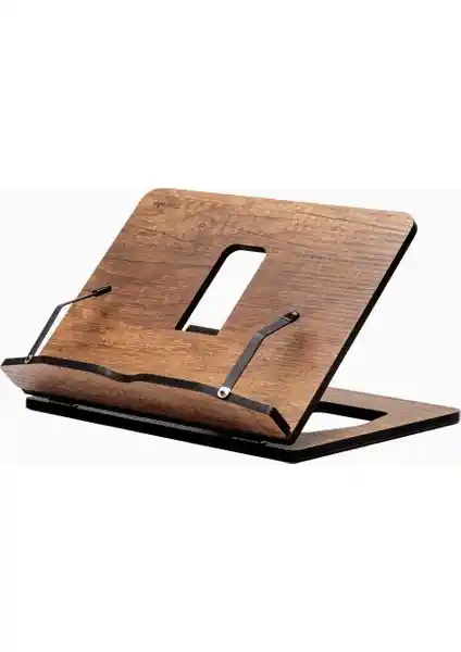 Vigo Wood Ahşap Kitap ve Tablet Standı: Ergonomik ve Şık Tasarım ile Konforlu Kullanım