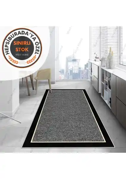 West Home Dijital Baskılı ve Yıkanabilir Salon Halısı: Modern Tasarım ve Kolay Temizlik Özellikleri