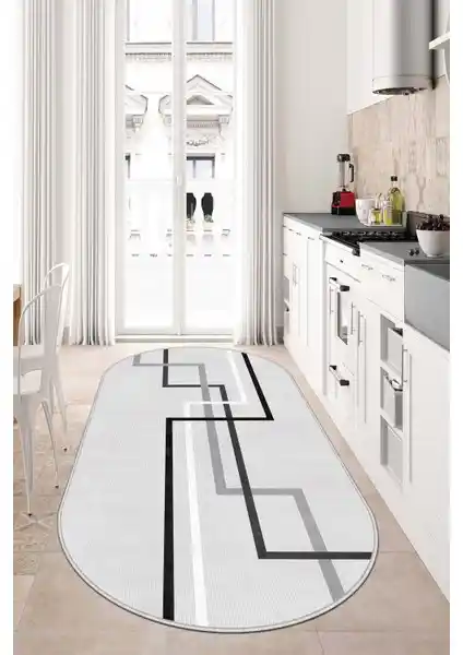 West Home Yıkanabilir Kaymaz Leke Tutmaz Salon Halısı Modern ve Dayanıklı Tasarım