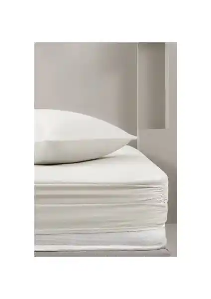 Yataş Bedding Noah Ekru Lastikli Çarşaf 160x200 cm Yatak Konforu ve Estetiği Sağlar