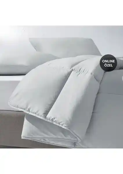 Yataş Macaron Çift Kişilik Yorgan ve Yastık Seti: Şık ve Konforlu Dört Mevsim Kullanım