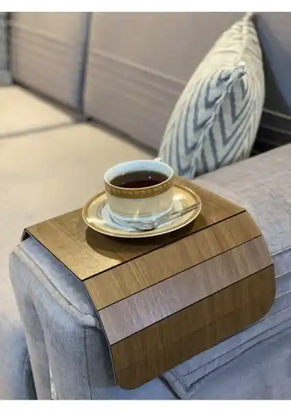 Yunusoğlu Home Modern Ahşap Katlanabilir Yan Sehpa Seti Şık ve Pratik Kullanım İçin Uygun