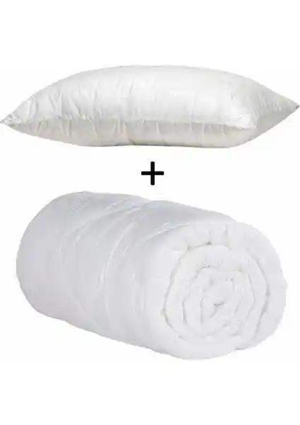 Zeynep Teksil Silikon Yorgan ve Yastık Seti Tek Kişilik Sağlıklı Uyku İçin Uygun