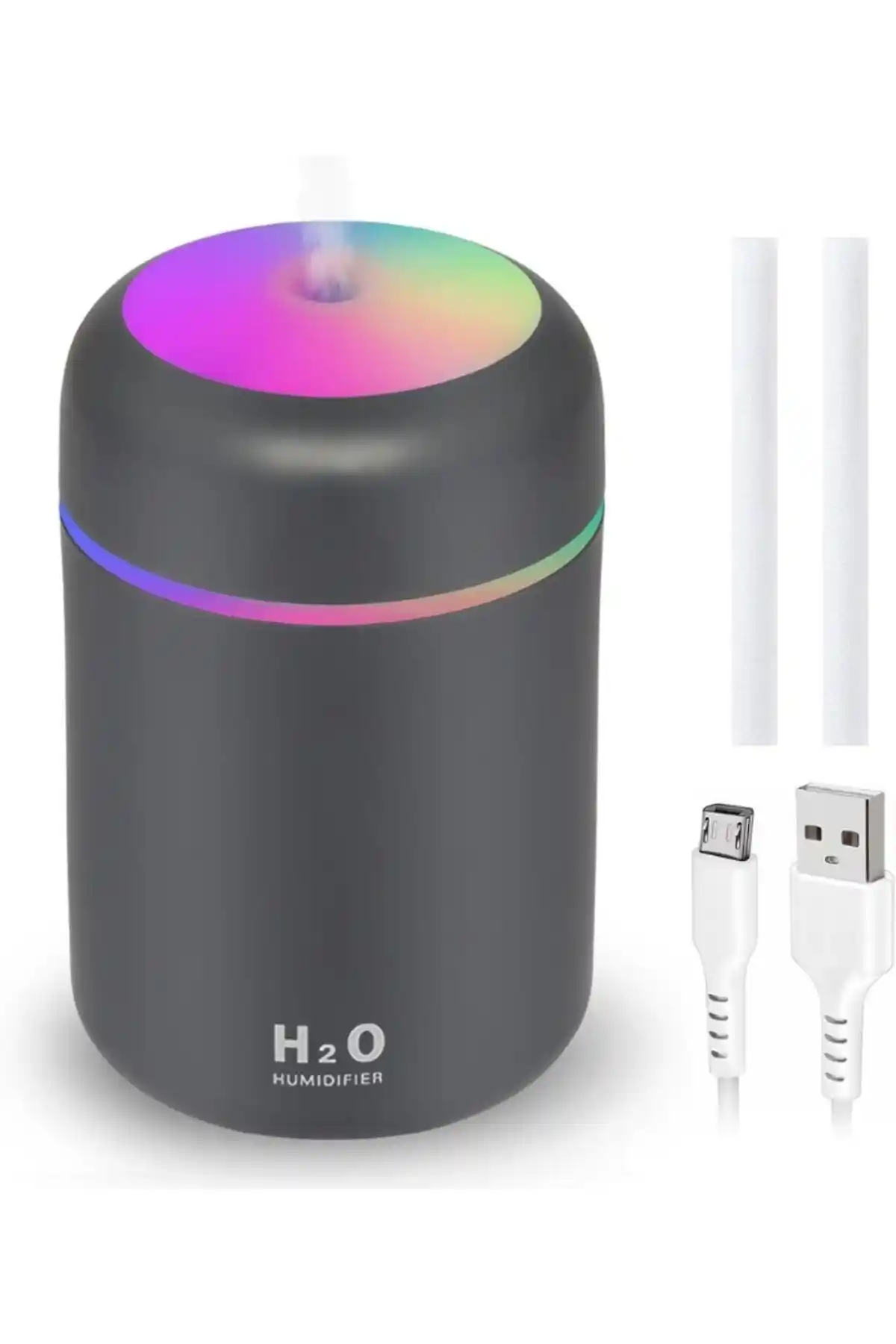 ALFAGİFT H2o 300ml LED Işıklı USB Hava Nemlendirici: Modern ve Şık Atmosfer Yaratıcı Cihaz