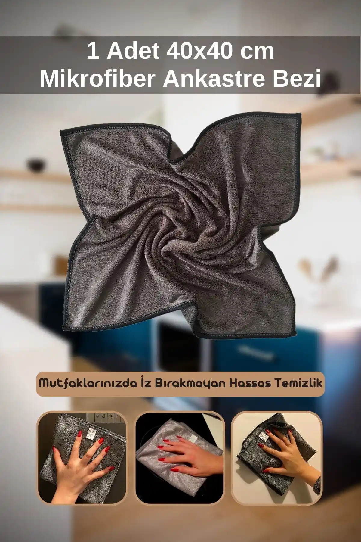 Alorez Mikrofiber Ankastre Bezi ile Ev Temizliğinde Yüksek Performans ve Pratiklik