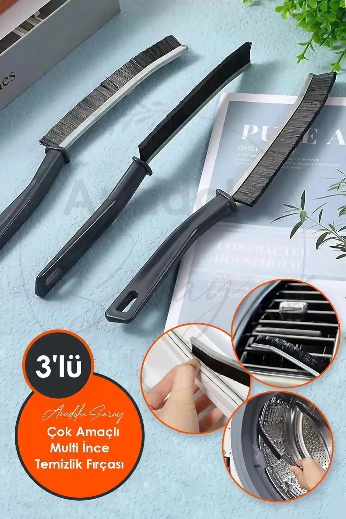 Anadolu Saray Çok Amaçlı ve Morlimon Banyo Temizlik Fırçası Karşılaştırması