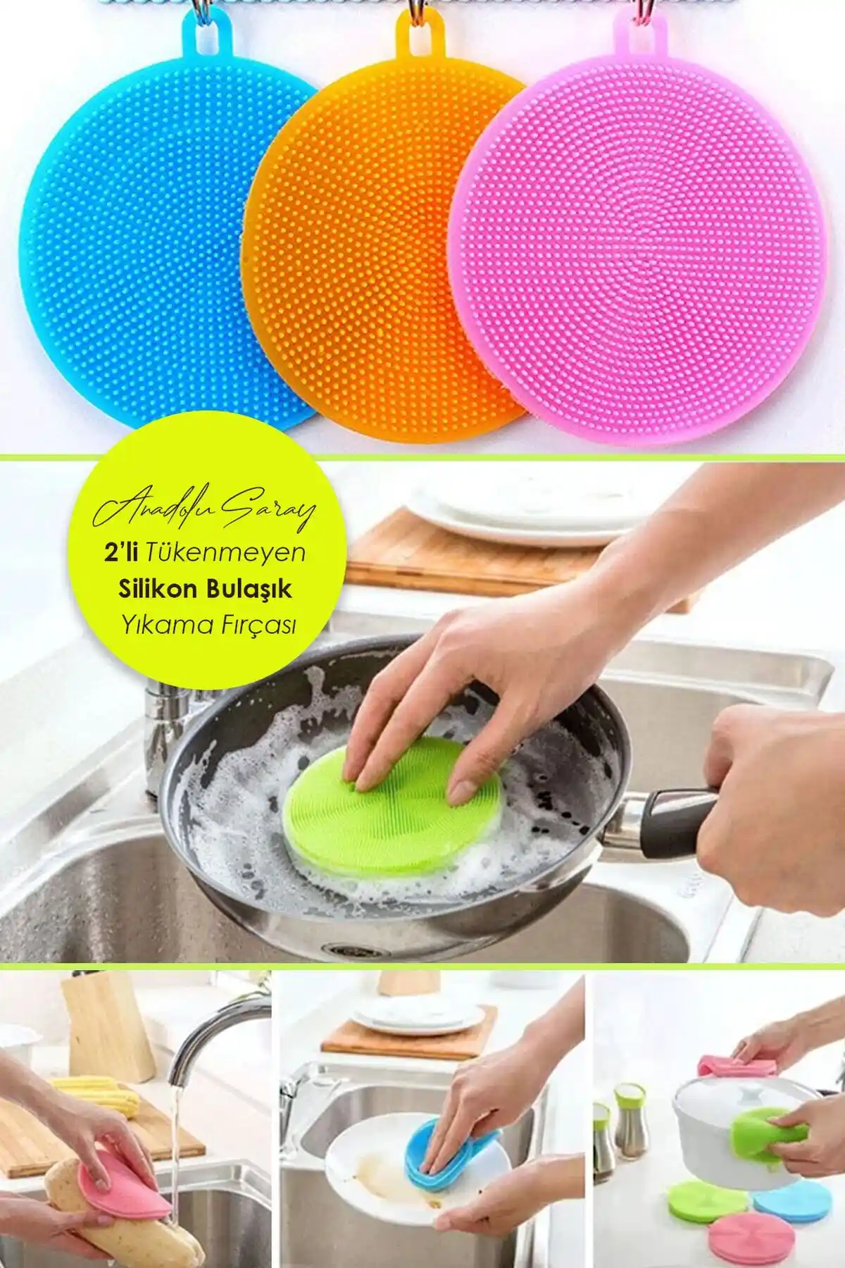 Anadolu Saray'ın Silikon Temizlik Seti ile Mutfakta Hijyen ve Pratiklik Artışı