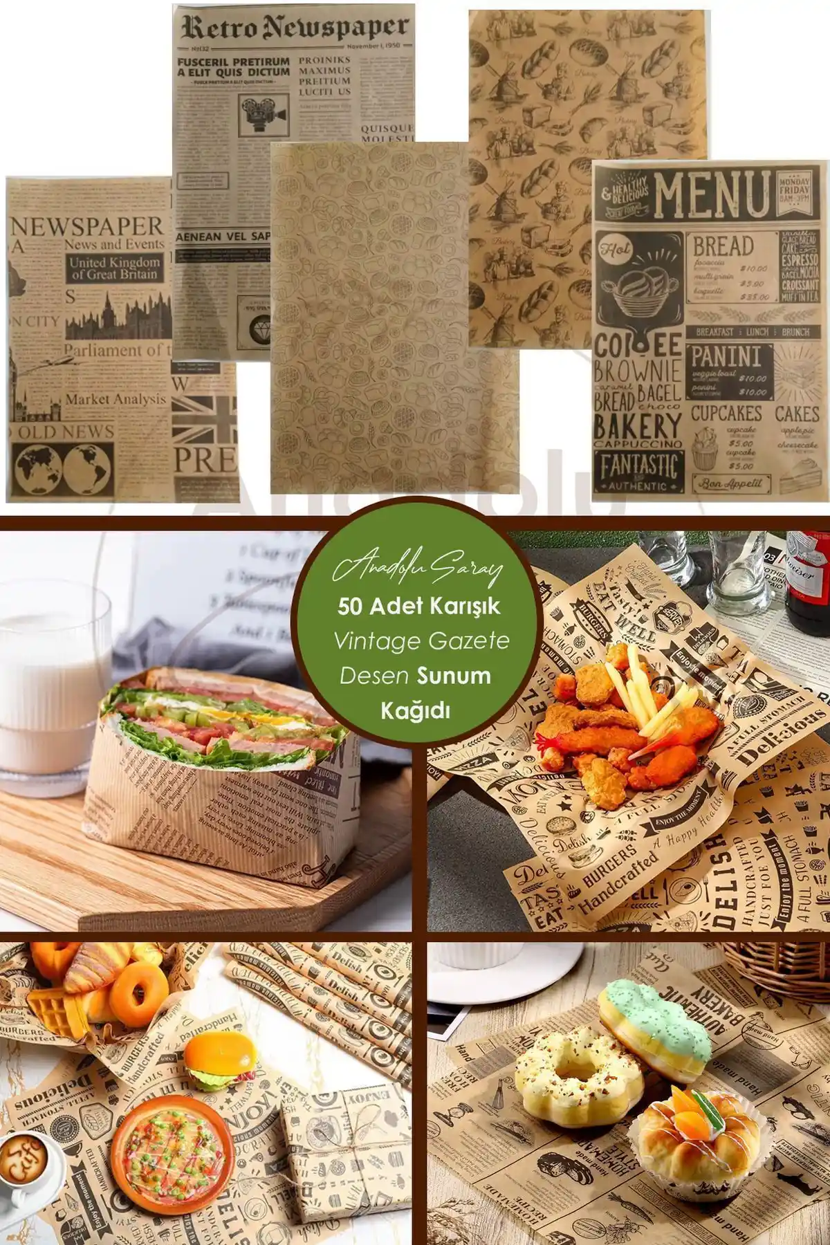 Anadolu Saray ve MİMOZA PARK Desenli Kağıt Ürünleri Karşılaştırması