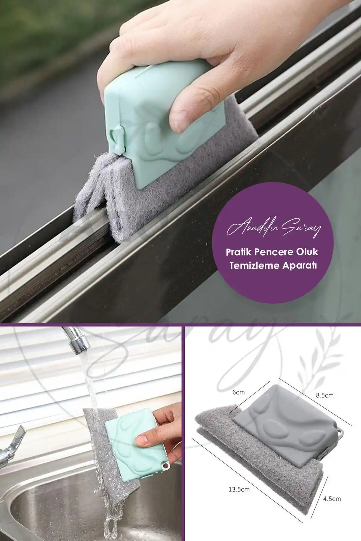 Anadolu Saray Yeni Nesil Temizlik Aparatı ile Cam ve Yüzeyleri Kolayca Temizleyin