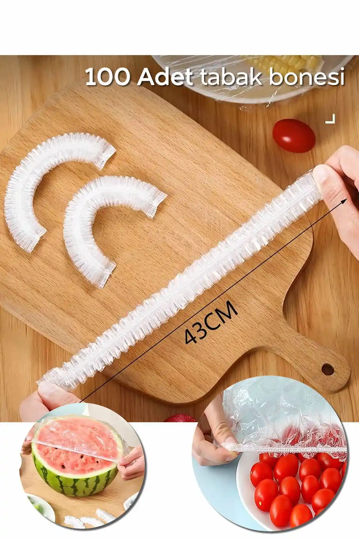 ARVALE 100 Adet Tazeliği Koruyan Tencere ve Tava Bonesi Seti ile Mutfakta Pratik Saklama Çözümü