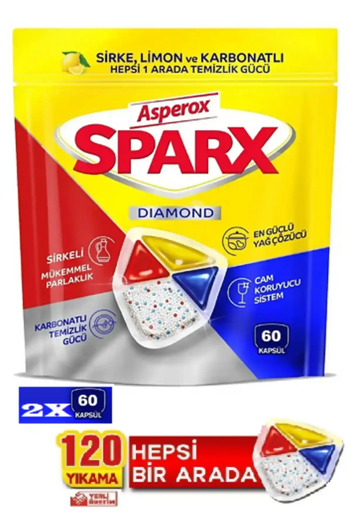 Asperox Sparx Bulaşık Makinesi Kapsülü: Organik ve Etkili Temizlik Çözümü