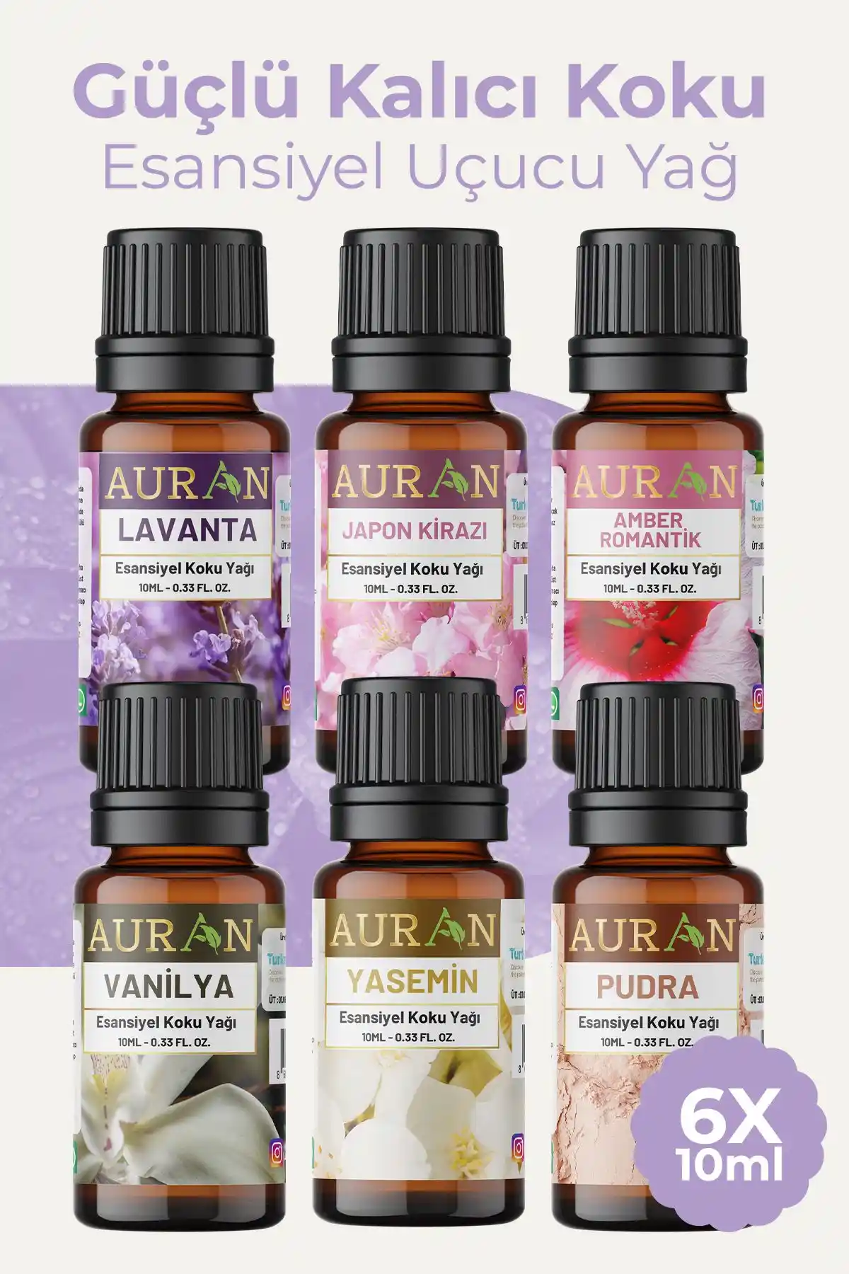 AURAN Favori Set ve Lotus Esansiyel Uçucu Yağlarının Karşılaştırması