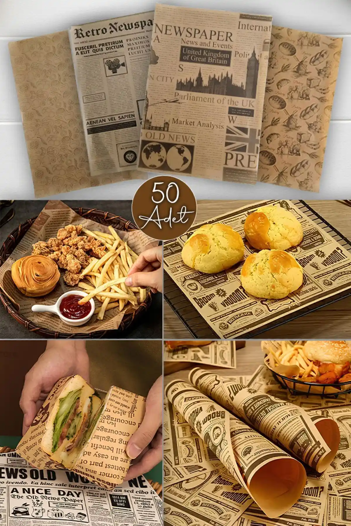 AYGÖREN HOME ve Keyfi Sepet Kendinden Desenli Yağlı Kağıt Karşılaştırması