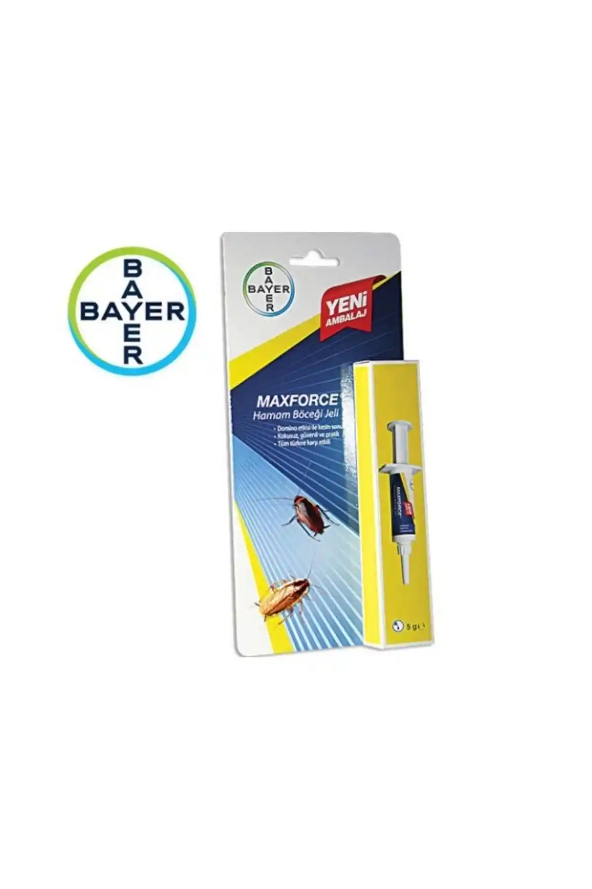 Bayer Maxforce Hamam Böceği Jeli 5g ile Etkili ve Pratik Böcek Kontrol Çözümü