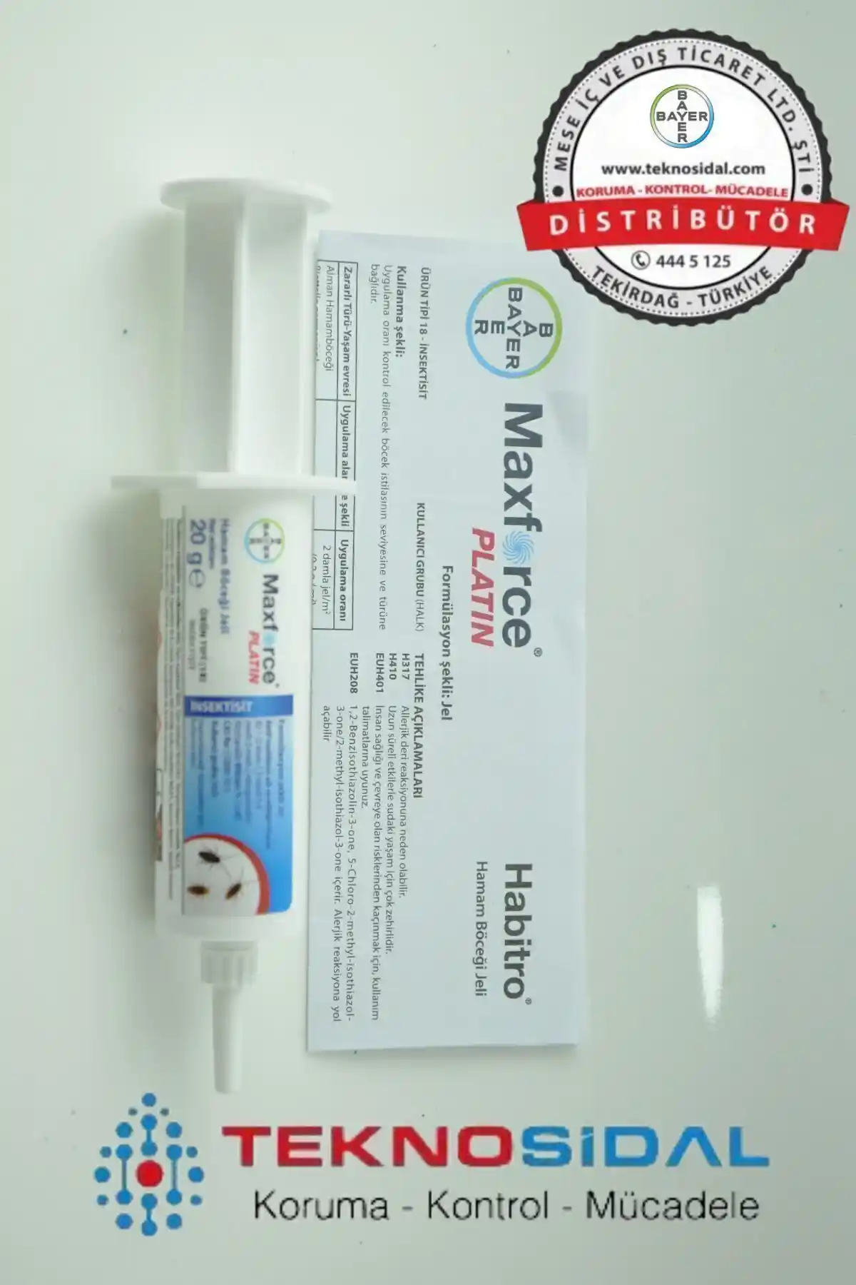 Bayer Maxforce Platin Hamamböceği Jeli: Güçlü ve Güvenilir Haşere Kontrol Çözümü