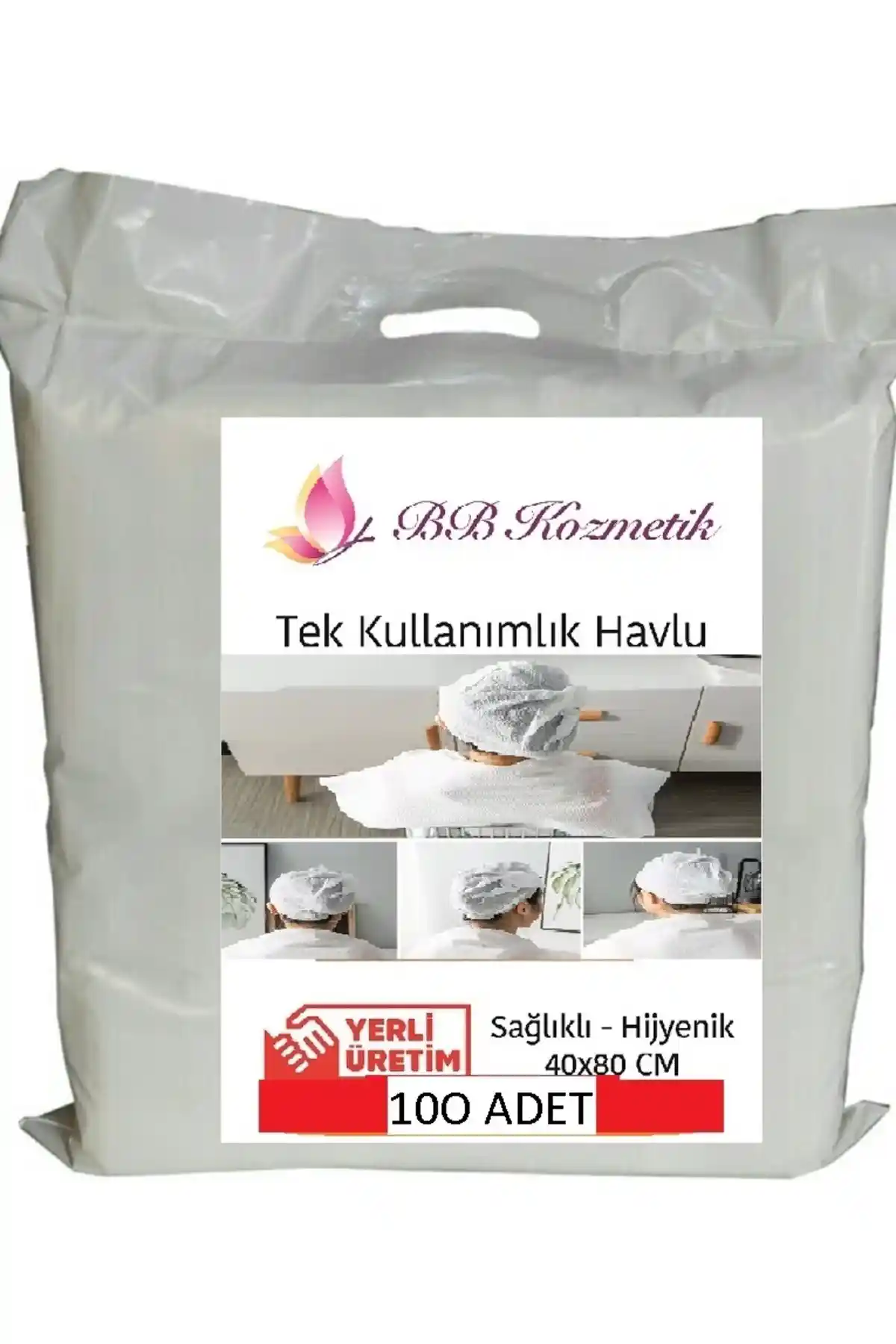 BB Tek Kullanımlık Havlu 100 Adet - Hijyen ve Pratiklik Sunan Dayanıklı Temizlik Malzemesi
