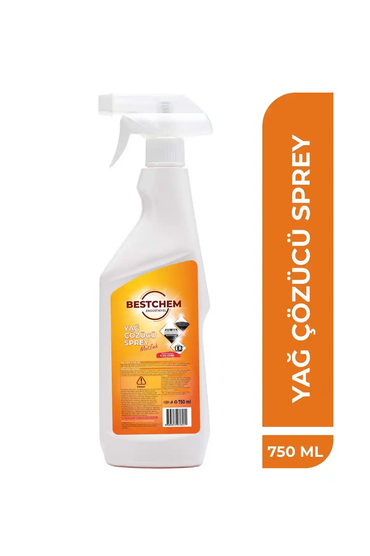 BESTCHEM Ağır Yağ Çözücü Sprey: Güçlü ve Çok Yönlü Temizlik Performansı