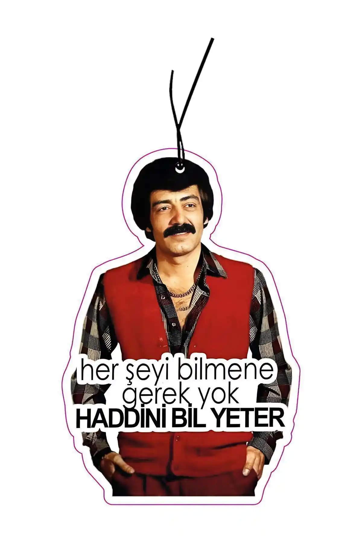 Bikoku Müslüm Baba Tasarımlı Parfüm Esanslı Dekoratif Araç Kokusu ve Özellikleri