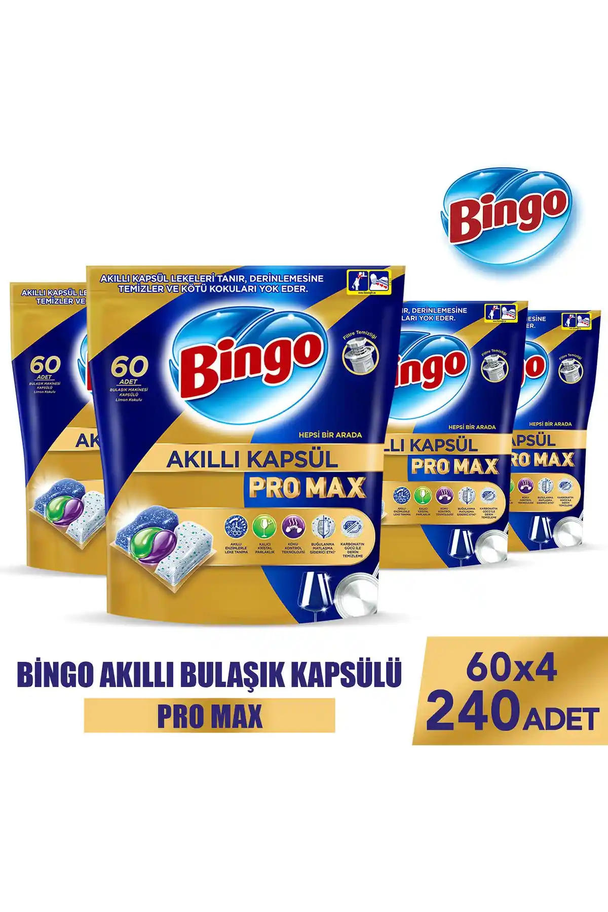 Bingo Akıllı Kapsül Pro Max ile Etkili ve Kolay Bulaşık Temizliği