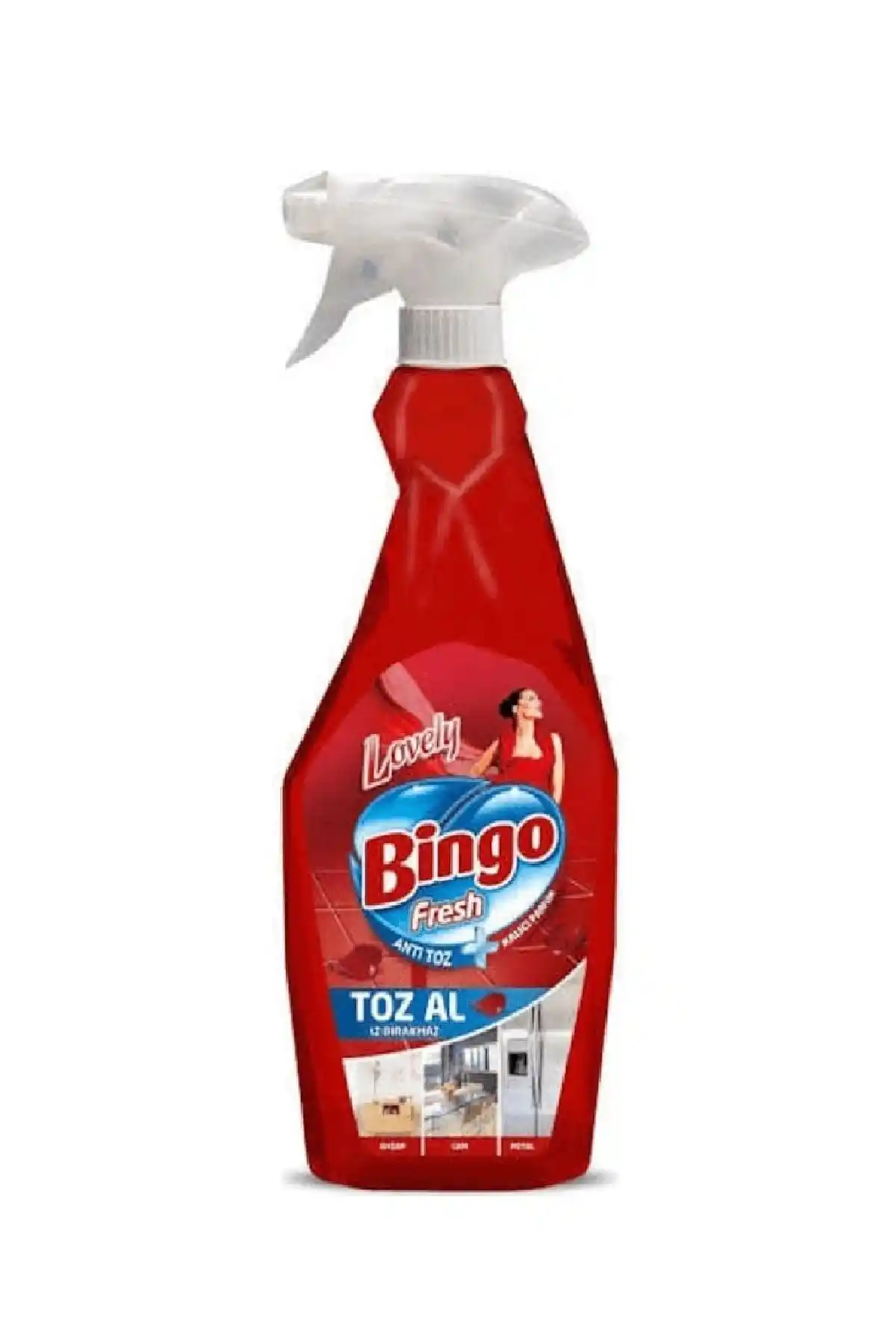Bingo Fresh Lovely Toz Al 750 ml: Güçlü Temizlik ve Kalıcı Koku Sağlayan Ev Temizlik Ürünü