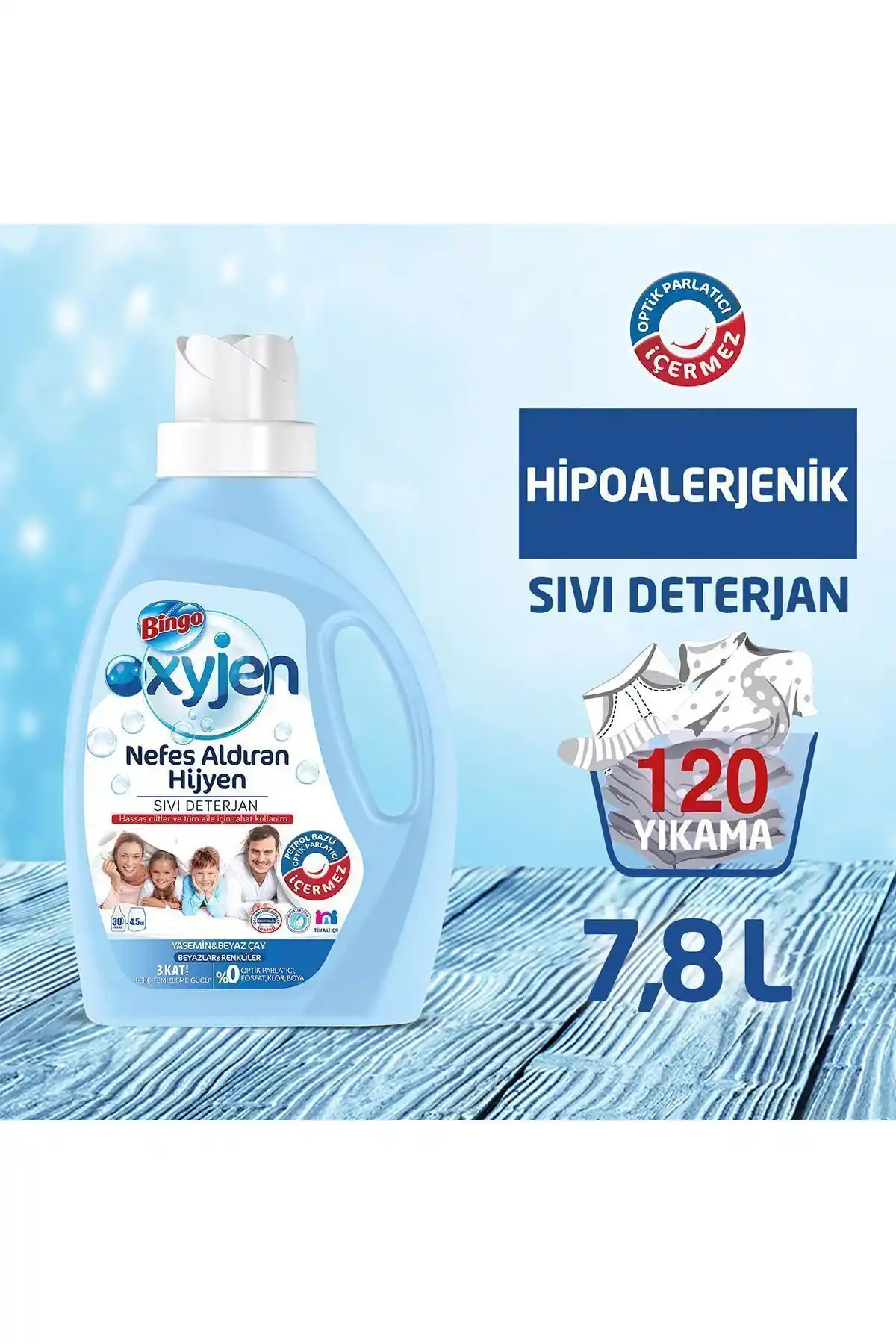 Bingo Oxyjen Hipoalerjenik Sıvı Deterjan: Hassas Ciltler İçin Güvenilir Temizlik Çözümü