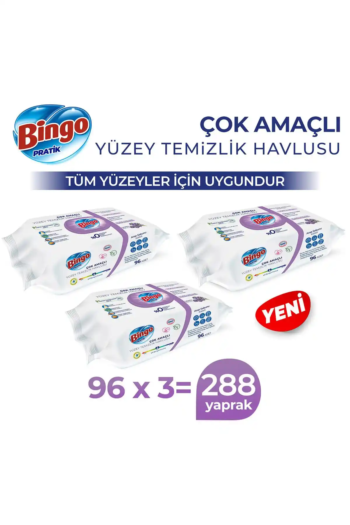 Bingo Pratik Yüzey Temizlik Havluları Karşılaştırması: Lavanta ve Limon Kokulu Modeller
