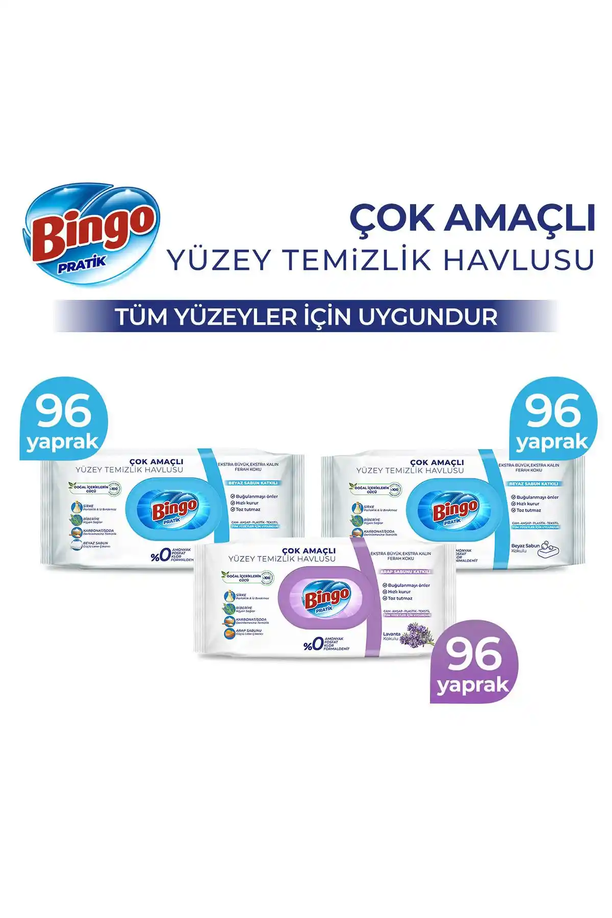 Bingo Pratik Yüzey Temizlik Havlusu: Hızlı ve Güçlü Temizlik İçin Doğal Çözüm