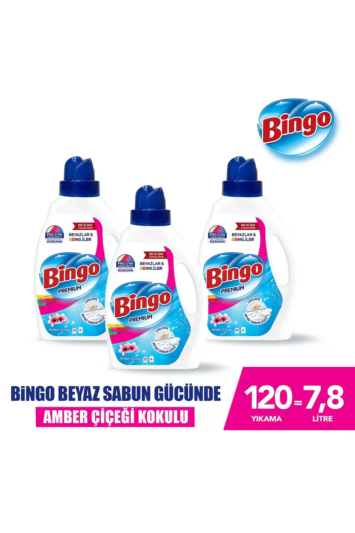 Bingo Sıvı Çamaşır Deterjanları Karşılaştırması: Amber Çiçeği ve Beyaz Sabun Ürünleri