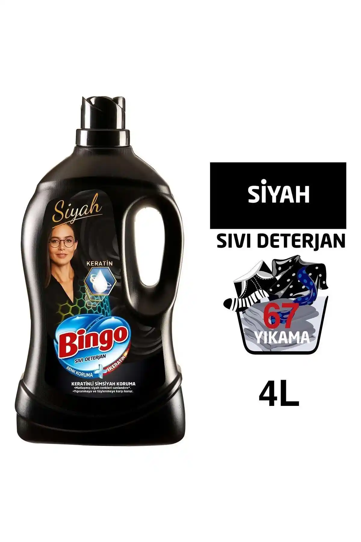 Bingo Siyah Çamaşır Deterjanları Karşılaştırması: 4 Litre ve 3 Litre Ürünlerin Özellikleri