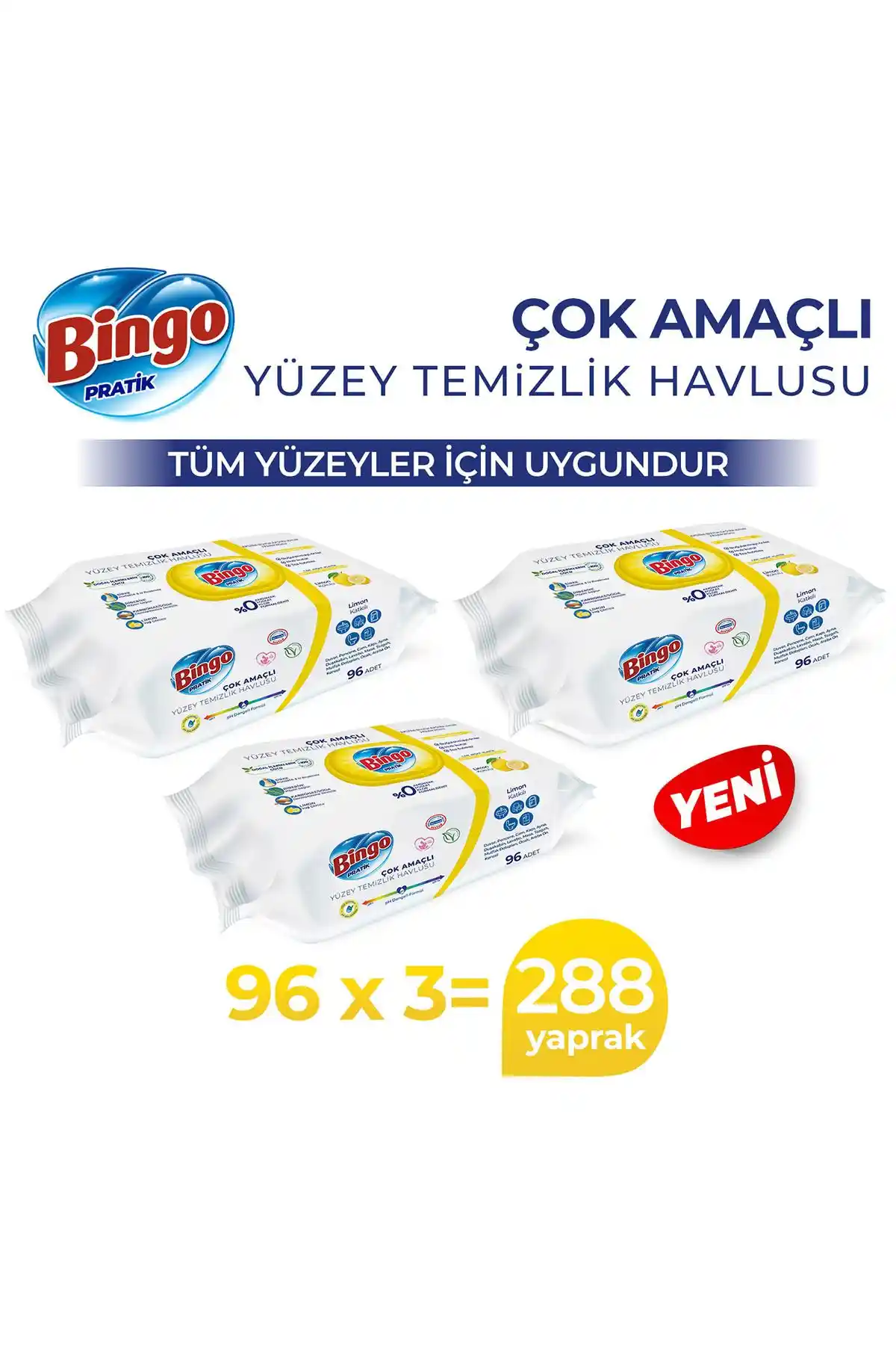 Bingo ve Turco Doğadan Pratik Yüzey Temizlik Havlusu Karşılaştırması