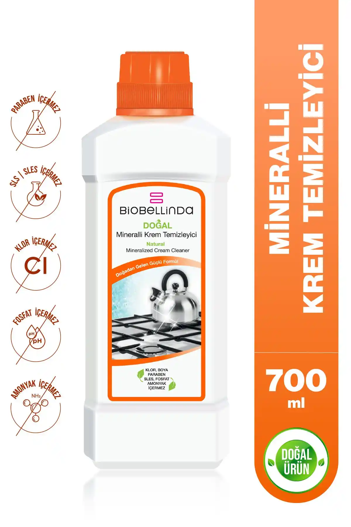 BioBellinda Mineralli Krem Temizleyici: Çok Yönlü ve Güçlü Temizlik Çözümü