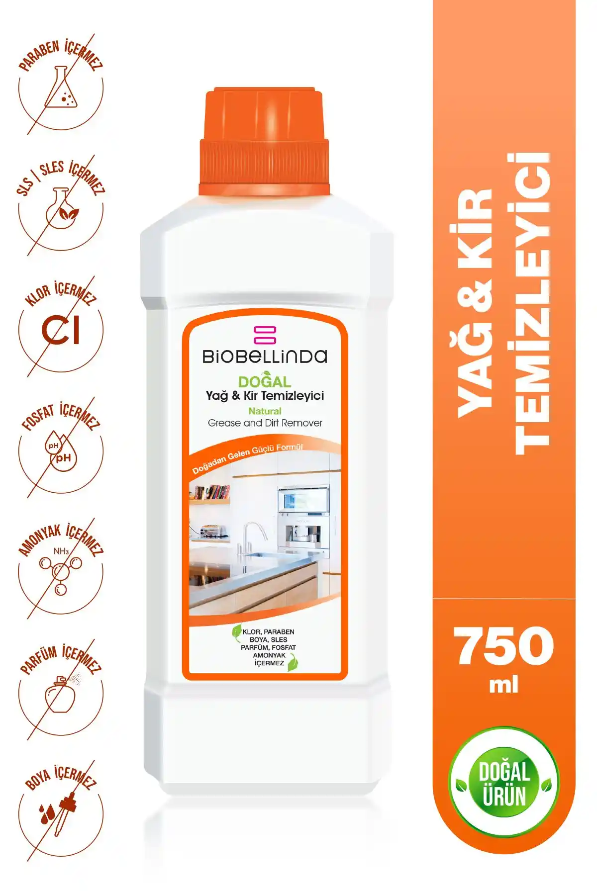 BioBellinda Yağ ve Kir Temizleyici: Güçlü ve Pratik Temizlik Çözümü