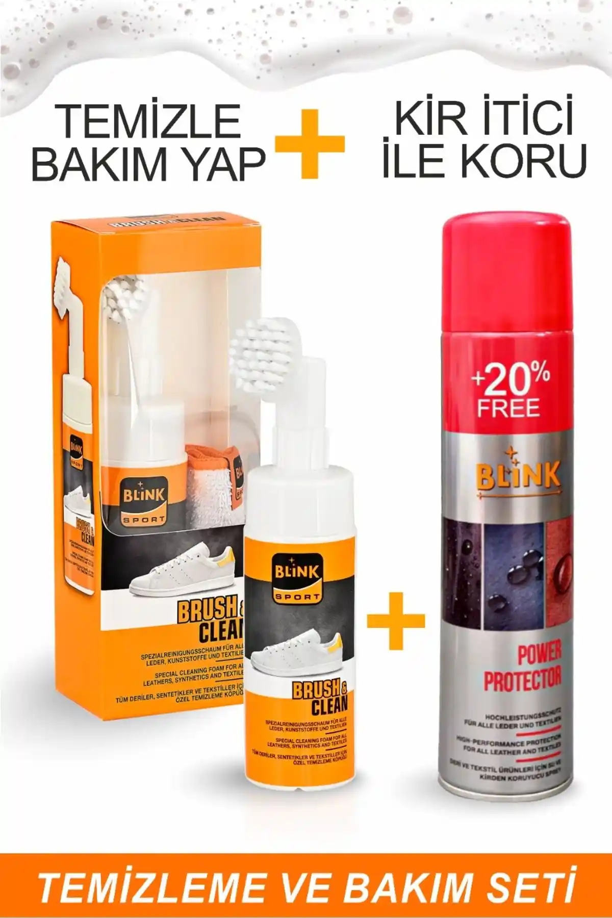 Blink Power Brush ve Blinksport Su ve Kir Itici Sprey Karşılaştırması: En İyi Ayakkabı Koruma Ürünleri