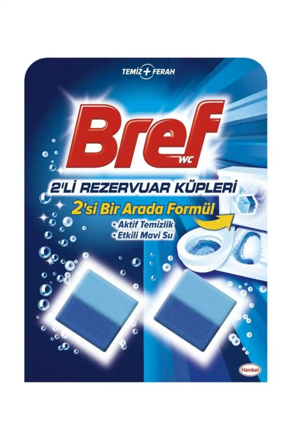 Bref Brilliant 2'li Okyanus Rezervuar Küpleri Temizlik ve Ferahlık Sağlayan Pratik Ürün