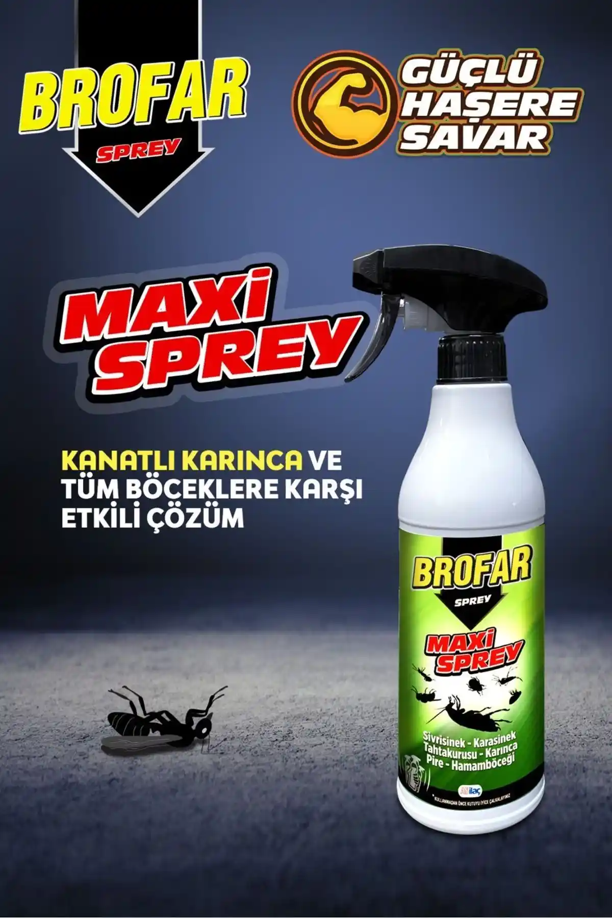 Brofar Maxi Sprey ile Uçan Karınca ve Böceklere Karşı Etkili Koruma Çözümü