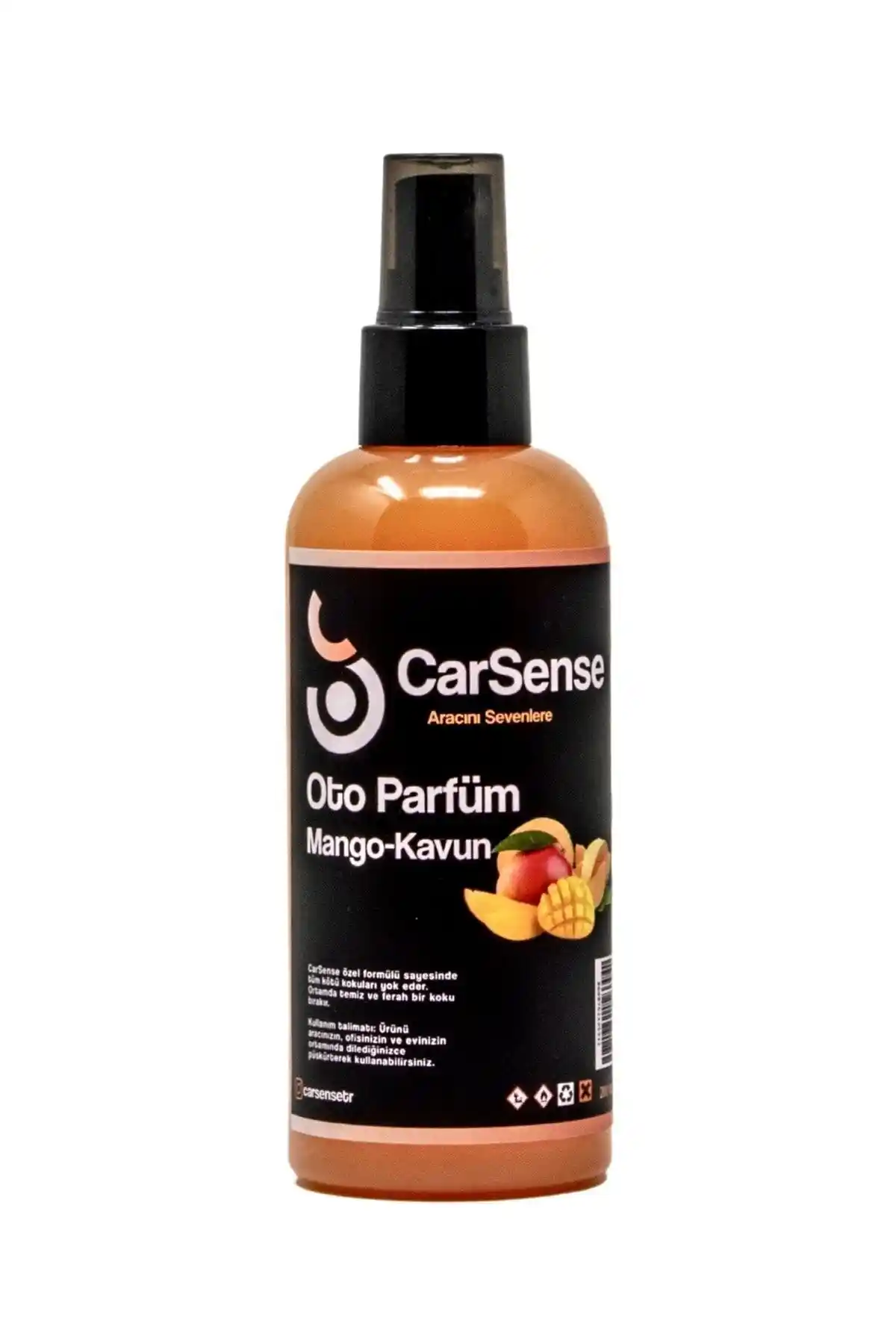 CarSense Mango Kavun Otomobil Parfümü 200 ml Ferahlatıcı ve Kalıcı Koku Özelliği