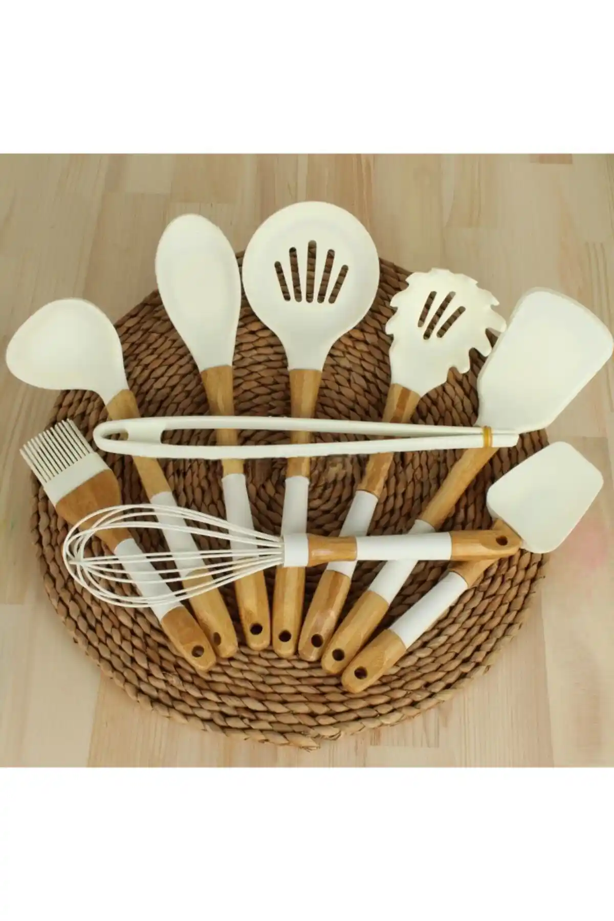 Chef Silikon 9 Parça Servis Takımı: Dayanıklı ve Estetik Mutfak Araçları Seti