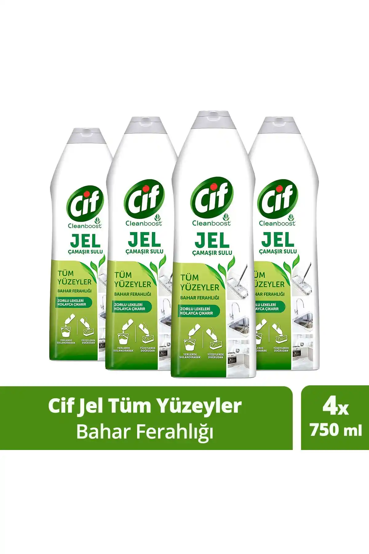 Cif Jel Tüm Yüzeyler İçin Güçlü ve Ferahlatıcı Temizlik Ürünü Hakkında Detaylar