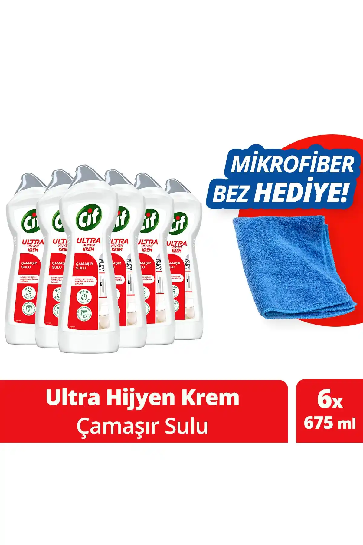 Cif Krem Ultra Hijyen Çamaşır Suyu Katkılı: Güçlü Temizlik ve Güvenilirlik Sunan Ev Temizlik Ürünü