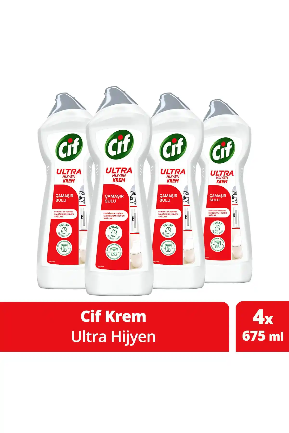 Cif Krem Yüzey Temizleyici ve Domestos Çamaşır Suyu Karşılaştırması