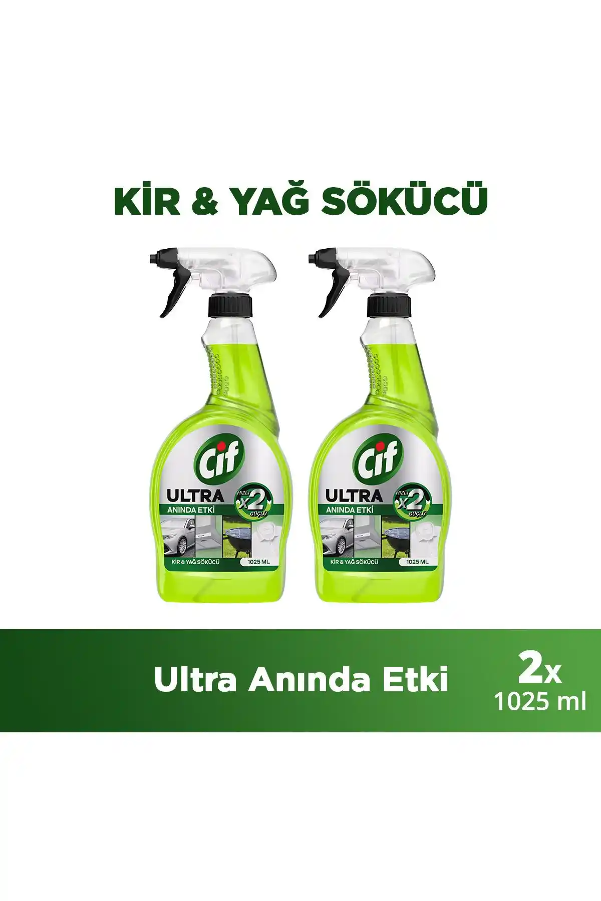Cif Ultra Anında Etki Kir ve Yağ Çözücü: Güçlü ve Pratik Temizlik Çözümü