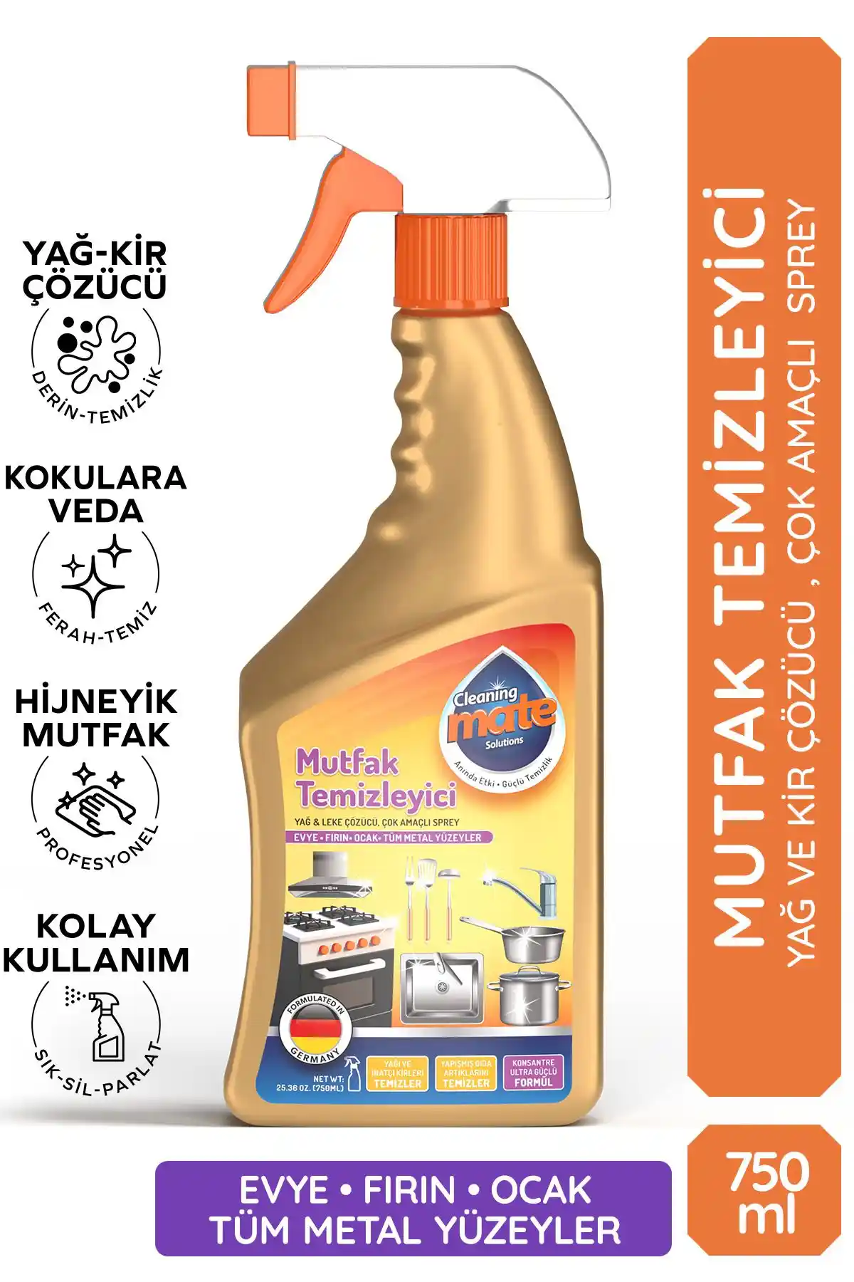 Cleaning Mate Solutions Ultra Güçlü Yağ Çözücü ile Mutfakta Zaman ve Enerji Tasarrufu