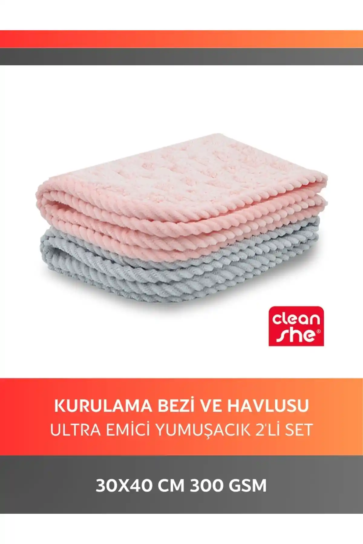 Cleanshe Ultra Emici Mutfak Bezi ve Havlusu: Yüksek Performanslı Temizlik Çözümü
