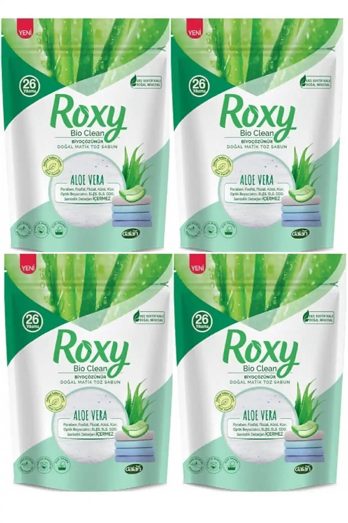 Dalan Roxy Bio Clean Doğal Matik Toz Sabun Çevre Dostu ve Güçlü Temizlik Özellikleri